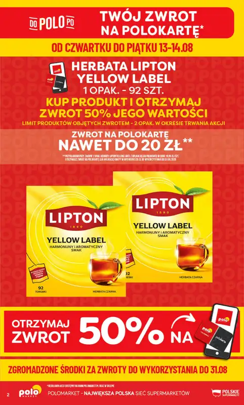 POLOmarket - gazetka promocyjna Gazetka od środy 12.08 do wtorku 18.08 - strona 2