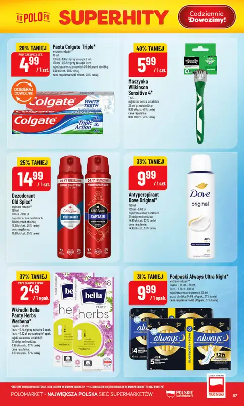 POLOmarket - gazetka promocyjna Gazetka od środy 12.08 do wtorku 18.08 - strona 57