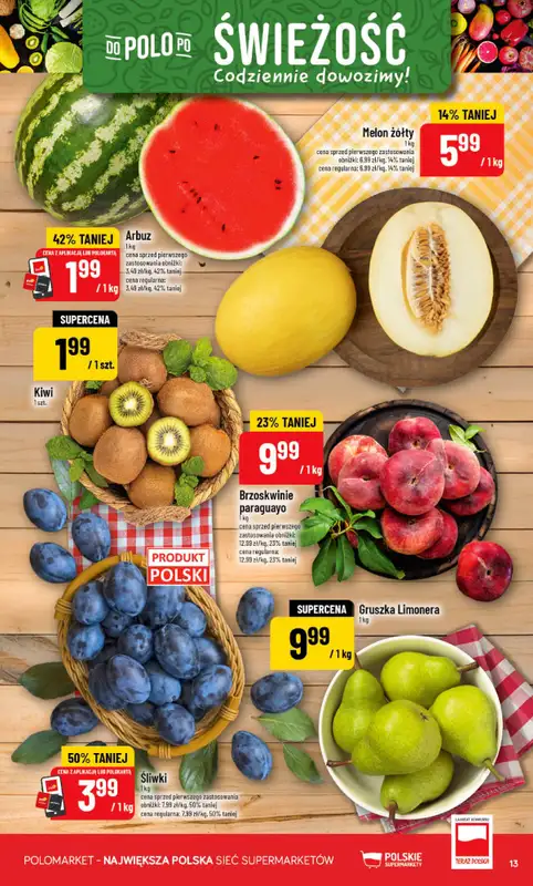 POLOmarket - gazetka promocyjna Gazetka od środy 12.08 do wtorku 18.08 - strona 13