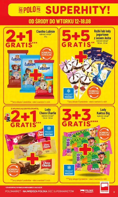 POLOmarket - gazetka promocyjna Gazetka od środy 12.08 do wtorku 18.08 - strona 9