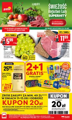 POLOmarket - gazetka promocyjna Gazetka od środy 12.08 do wtorku 18.08