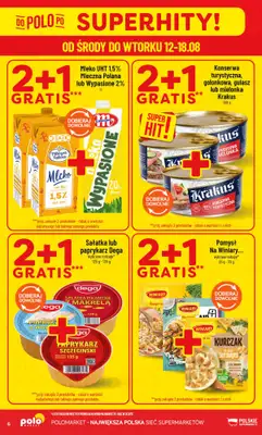 POLOmarket - gazetka promocyjna Gazetka od środy 12.08 do wtorku 18.08 - strona 6