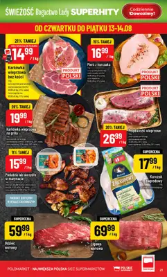 POLOmarket - gazetka promocyjna Gazetka od środy 12.08 do wtorku 18.08 - strona 21