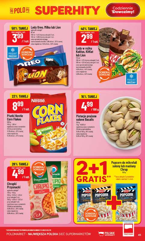 POLOmarket - gazetka promocyjna Gazetka od środy 12.08 do wtorku 18.08 - strona 45