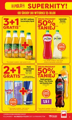POLOmarket - gazetka promocyjna Gazetka od środy 12.08 do wtorku 18.08 - strona 11