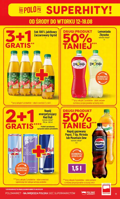 POLOmarket - gazetka promocyjna Gazetka od środy 12.08 do wtorku 18.08 - strona 11