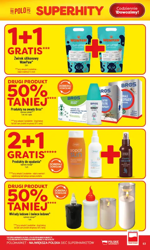 POLOmarket - gazetka promocyjna Gazetka od środy 12.08 do wtorku 18.08 - strona 63