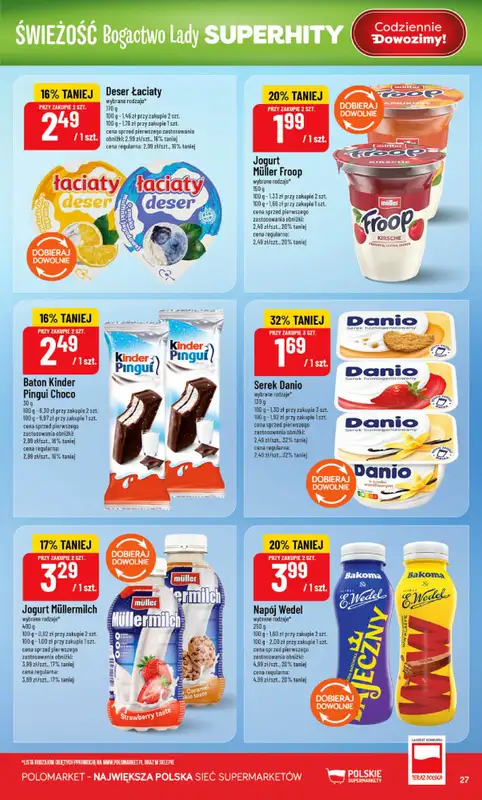 POLOmarket - gazetka promocyjna Gazetka od środy 12.08 do wtorku 18.08 - strona 27