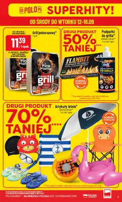 POLOmarket - gazetka promocyjna Gazetka od środy 12.08 do wtorku 18.08 - strona 5