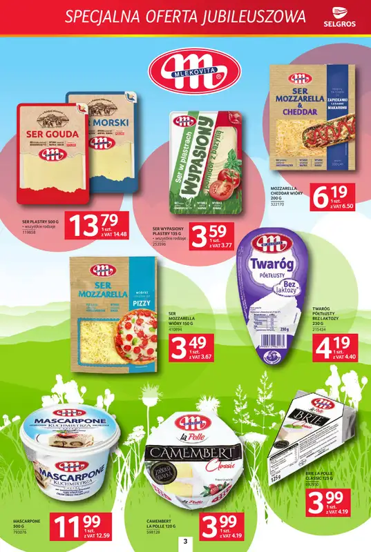 Selgros - gazetka promocyjna Specjalna oferta jubileuszowa od czwartku 13.08 do środy 26.08 - strona 3