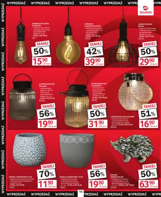 Selgros - gazetka promocyjna Katalog Wyprzedaż od czwartku 13.08 do środy 26.08 - strona 16