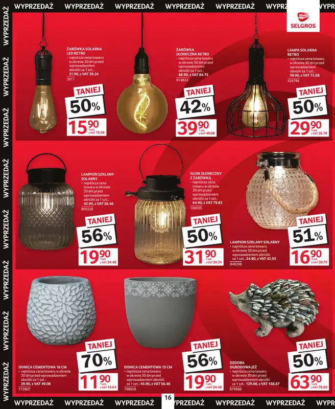 Selgros - gazetka promocyjna Katalog Wyprzedaż od czwartku 13.08 do środy 26.08 - strona 16