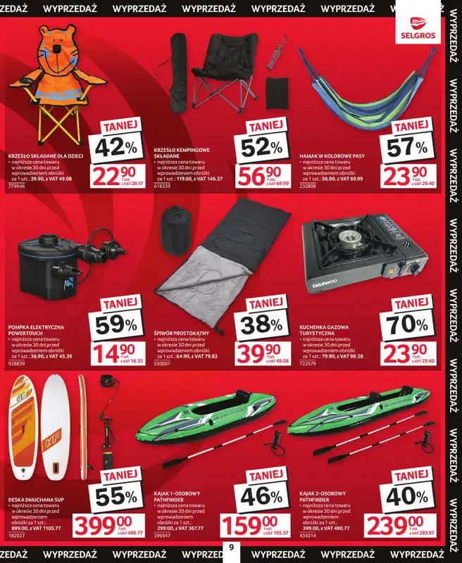 Selgros - gazetka promocyjna Katalog Wyprzedaż od czwartku 13.08 do środy 26.08 - strona 9