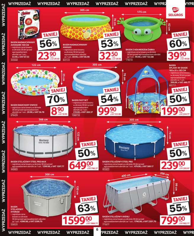 Selgros - gazetka promocyjna Katalog Wyprzedaż od czwartku 13.08 do środy 26.08 - strona 6