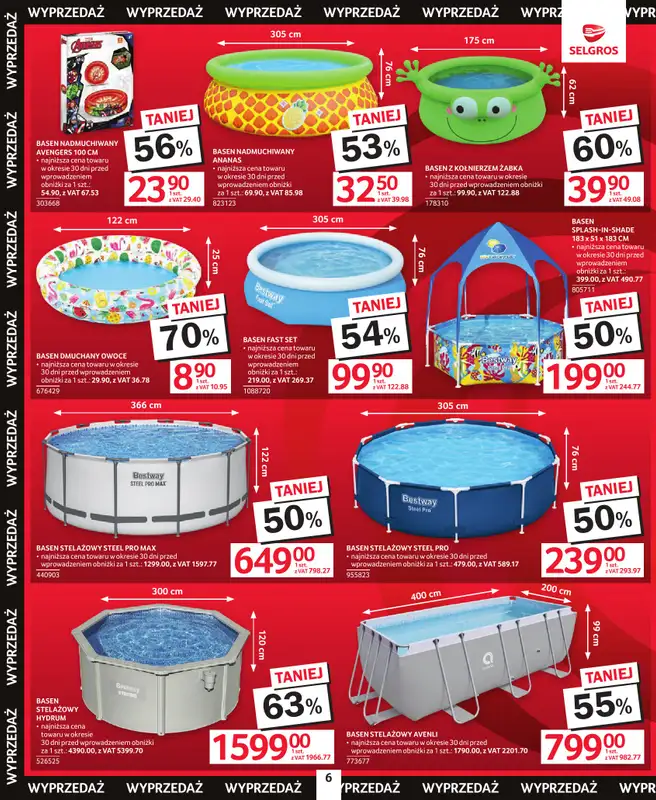 Selgros - gazetka promocyjna Katalog Wyprzedaż od czwartku 13.08 do środy 26.08 - strona 6