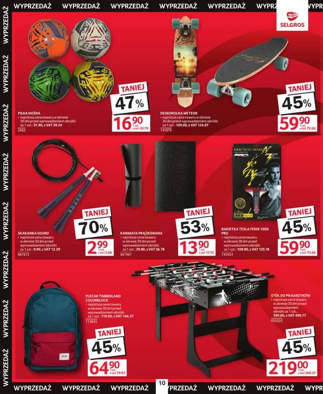 Selgros - gazetka promocyjna Katalog Wyprzedaż od czwartku 13.08 do środy 26.08 - strona 10