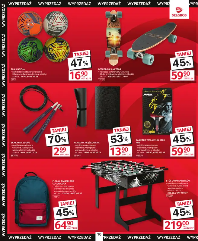 Selgros - gazetka promocyjna Katalog Wyprzedaż od czwartku 13.08 do środy 26.08 - strona 10