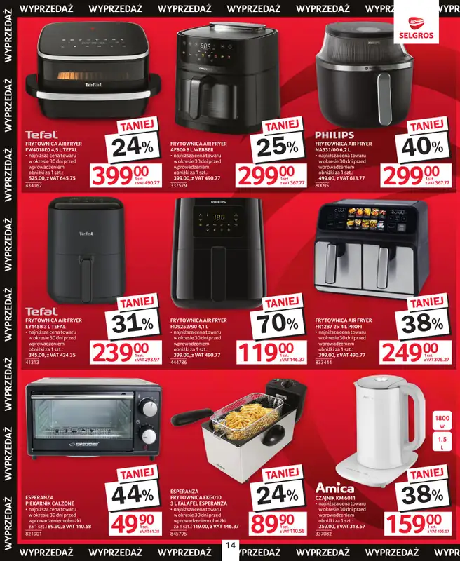 Selgros - gazetka promocyjna Katalog Wyprzedaż od czwartku 13.08 do środy 26.08 - strona 14