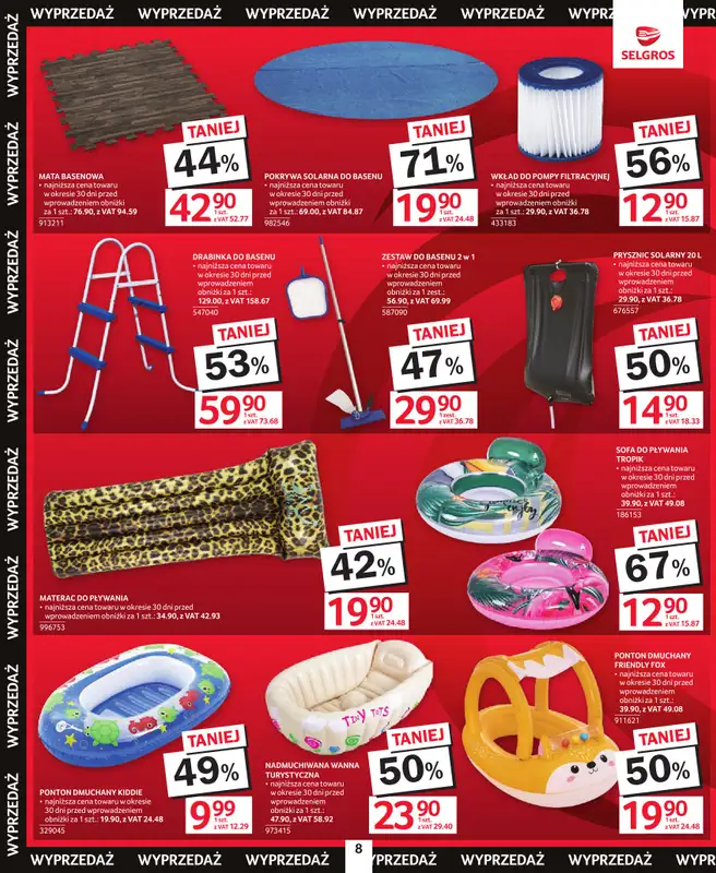 Selgros - gazetka promocyjna Katalog Wyprzedaż od czwartku 13.08 do środy 26.08 - strona 8