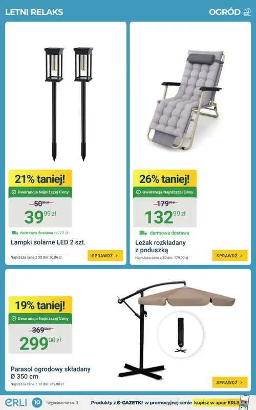 ERLI - gazetka promocyjna Gazetka  do niedzieli 16.08 - strona 10