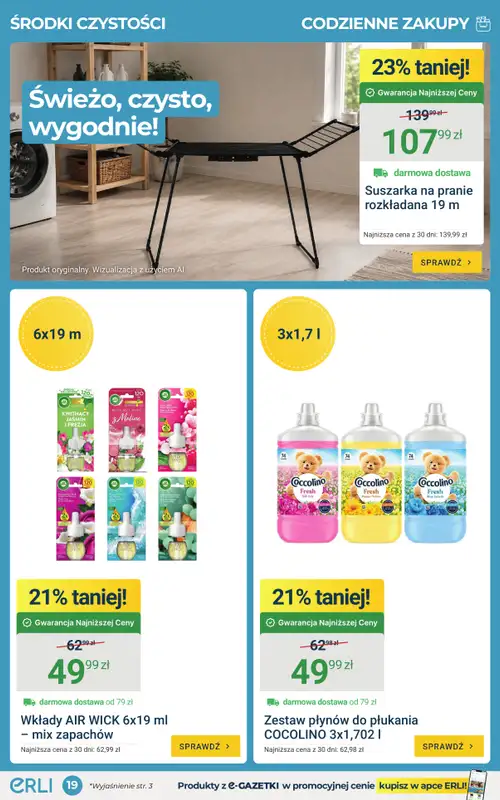 ERLI - gazetka promocyjna Gazetka  do niedzieli 16.08 - strona 19