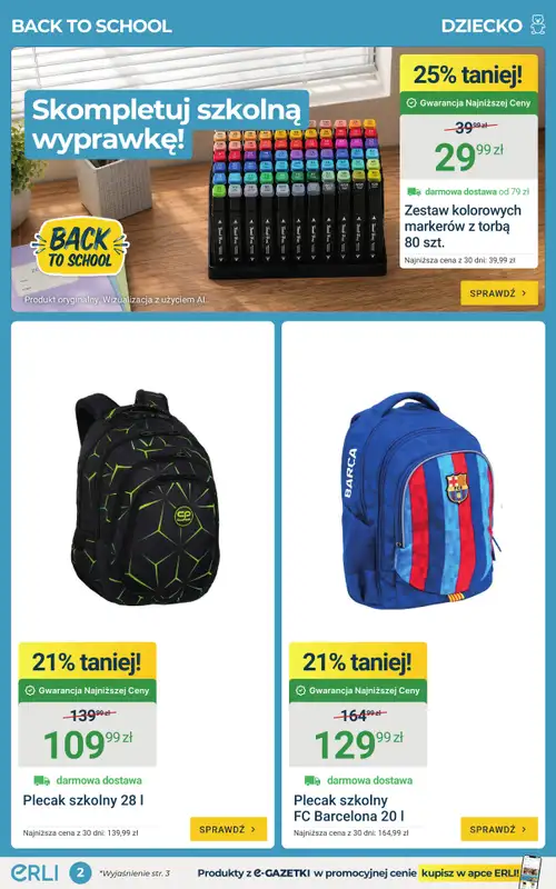 ERLI - gazetka promocyjna Gazetka  do niedzieli 16.08 - strona 2