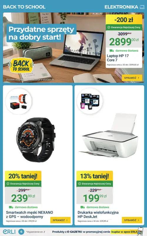 ERLI - gazetka promocyjna Gazetka  do niedzieli 16.08 - strona 4