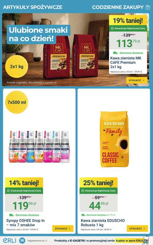 ERLI - gazetka promocyjna Gazetka  do niedzieli 16.08 - strona 18