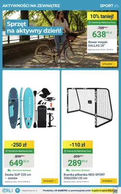 ERLI - gazetka promocyjna Gazetka  do niedzieli 16.08 - strona 11