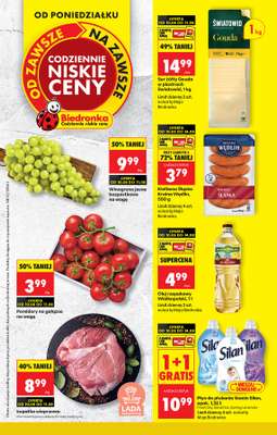 Biedronka - gazetka promocyjna Od poniedziałku, Z ladą tradycyjną od poniedziałku 10.08 do soboty 15.08