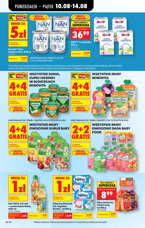 Biedronka - gazetka promocyjna Od poniedziałku, Z ladą tradycyjną od poniedziałku 10.08 do soboty 15.08 - strona 82