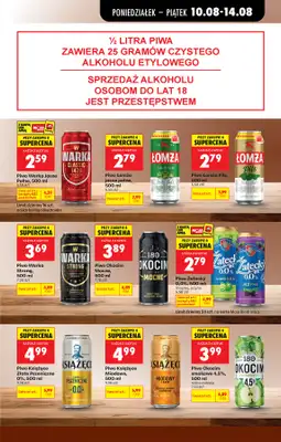 Biedronka - gazetka promocyjna Od poniedziałku, Z ladą tradycyjną od poniedziałku 10.08 do soboty 15.08 - strona 75