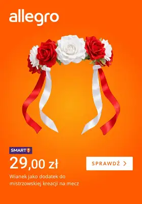 Allegro - gazetka promocyjna Inspiracje z mistrzostw Europy od wtorku 11.08 do poniedziałku 17.08