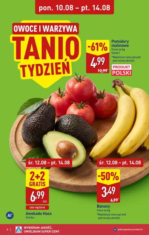 Aldi - gazetka promocyjna Pełny katalog! od poniedziałku 10.08 do piątku 14.08 - strona 8
