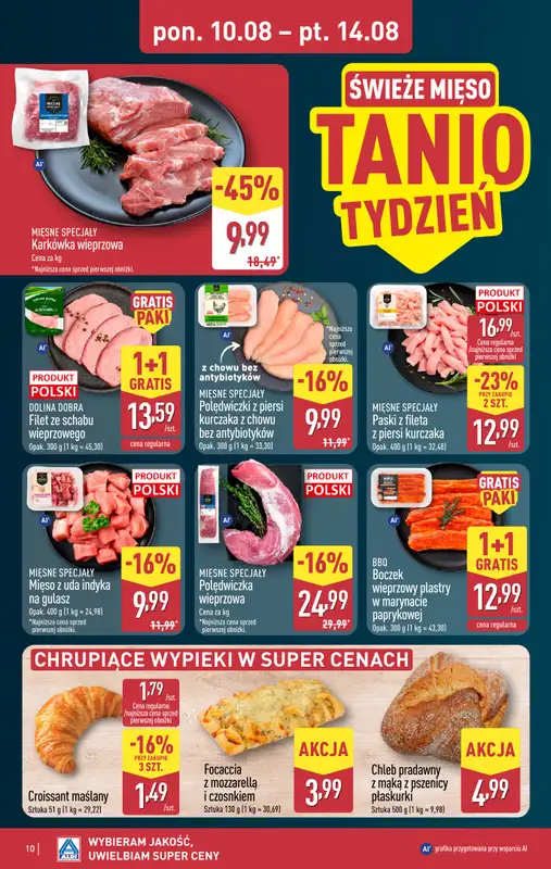 Aldi - gazetka promocyjna Pełny katalog! od poniedziałku 10.08 do piątku 14.08 - strona 10