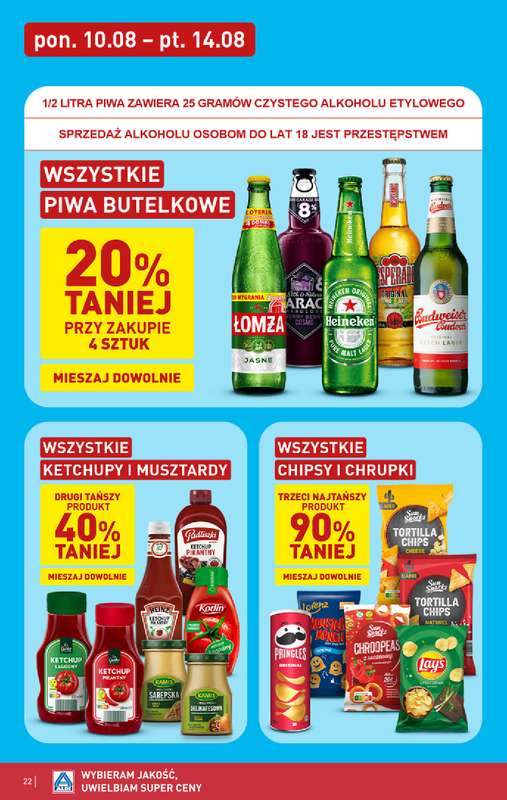 Aldi - gazetka promocyjna Pełny katalog! od poniedziałku 10.08 do piątku 14.08 - strona 22