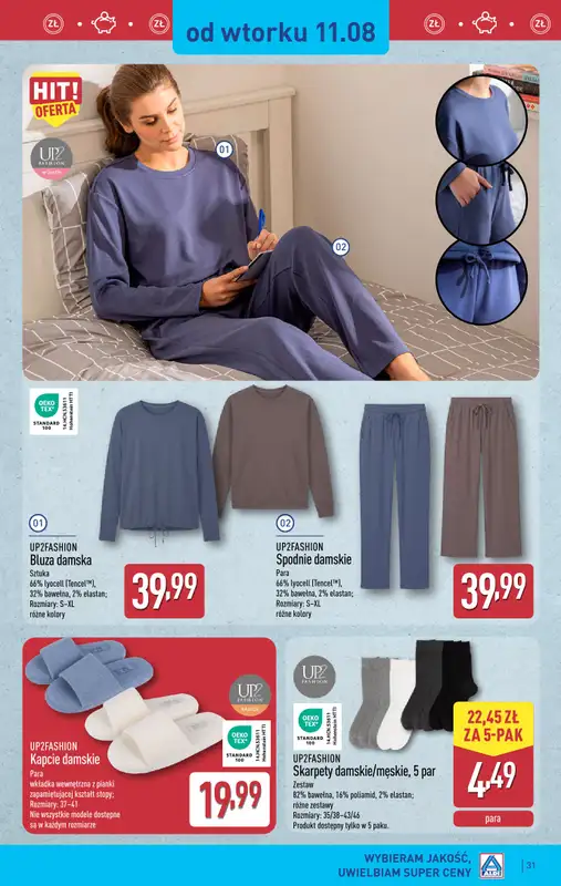 Aldi - gazetka promocyjna Pełny katalog! od poniedziałku 10.08 do piątku 14.08 - strona 31