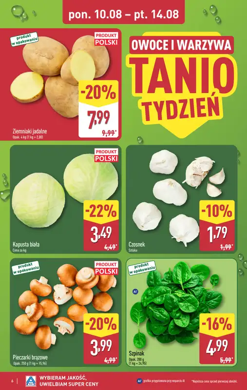 Aldi - gazetka promocyjna Pełny katalog! od poniedziałku 10.08 do piątku 14.08 - strona 6