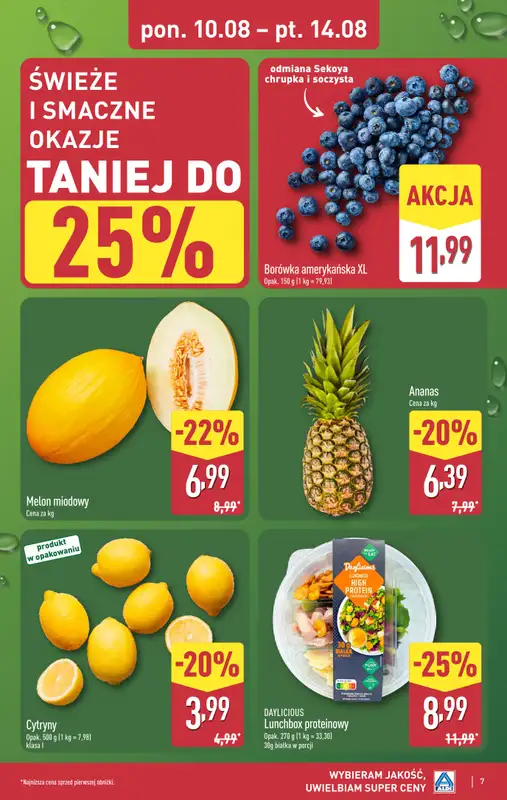Aldi - gazetka promocyjna Pełny katalog! od poniedziałku 10.08 do piątku 14.08 - strona 7