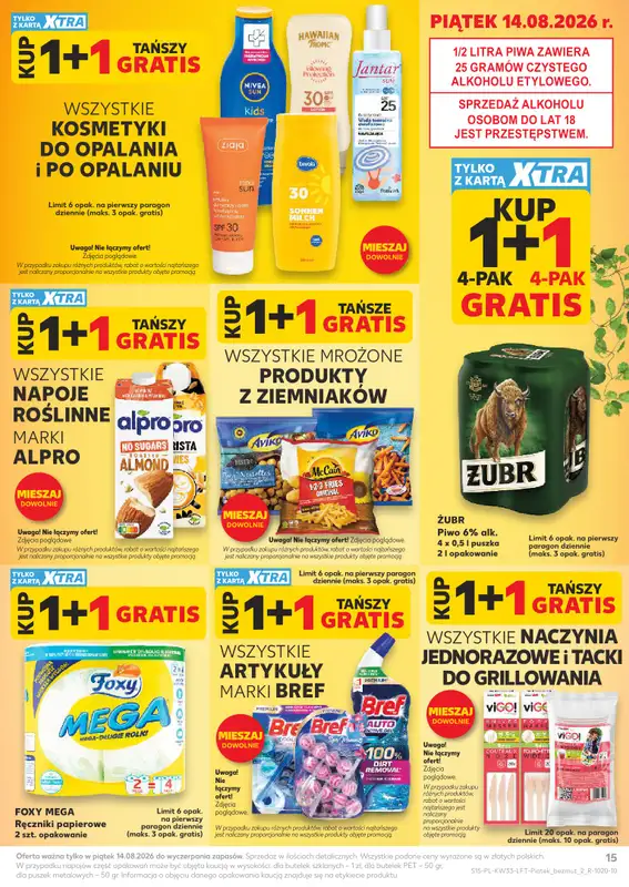 Kaufland - gazetka promocyjna Gazetka Tygodnia od środy 12.08 do środy 19.08 - strona 15