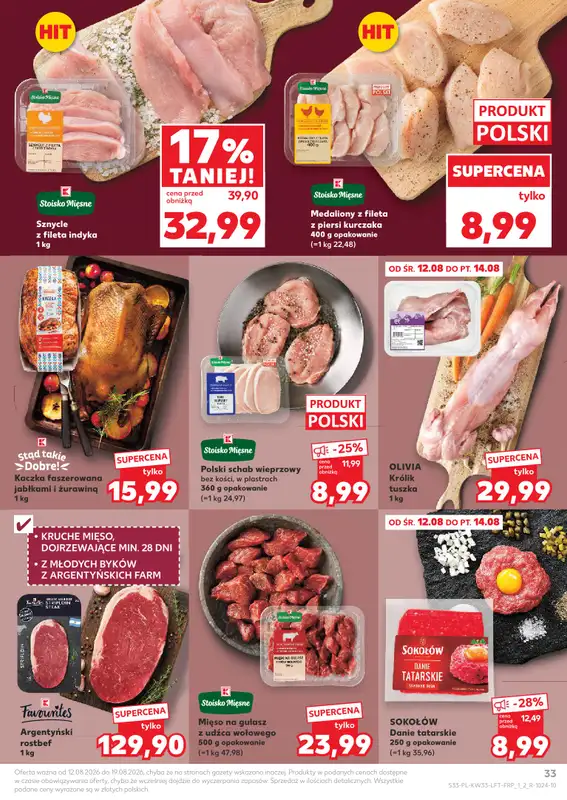 Kaufland - gazetka promocyjna Gazetka Tygodnia od środy 12.08 do środy 19.08 - strona 33