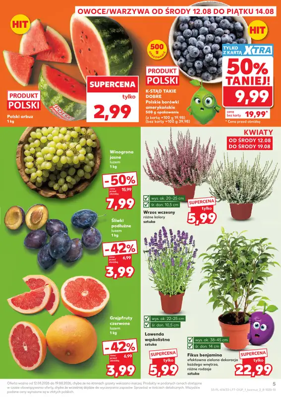 Kaufland - gazetka promocyjna Gazetka Tygodnia od środy 12.08 do środy 19.08 - strona 5