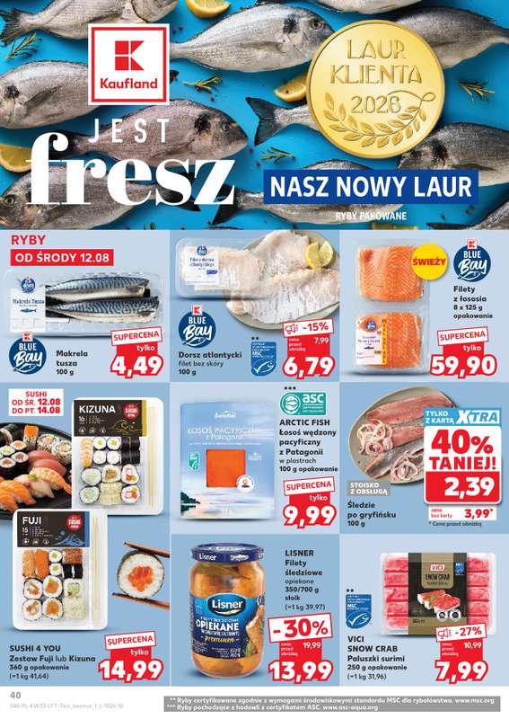 Kaufland - gazetka promocyjna Gazetka Tygodnia od środy 12.08 do środy 19.08 - strona 40