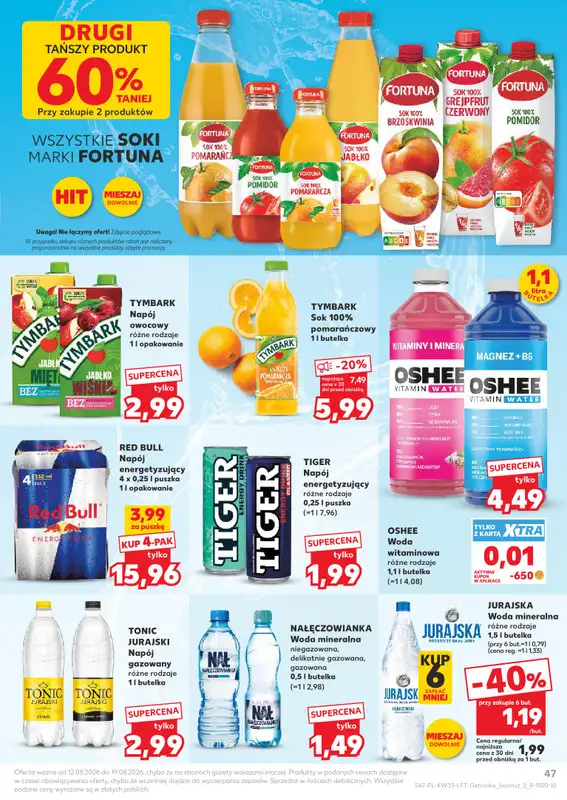 Kaufland - gazetka promocyjna Gazetka Tygodnia od środy 12.08 do środy 19.08 - strona 47