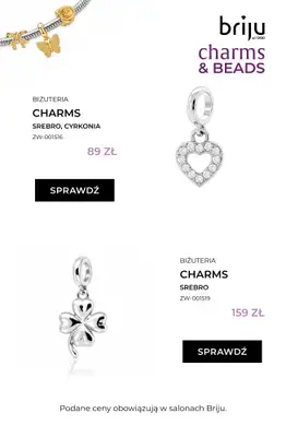 Briju - gazetka promocyjna Promocja Charms & Beads od środy 12.08 do wtorku 08.09 - strona 11