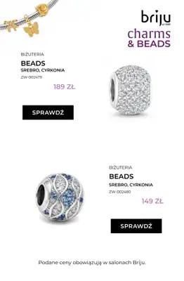 Briju - gazetka promocyjna Promocja Charms & Beads od środy 12.08 do wtorku 08.09 - strona 13