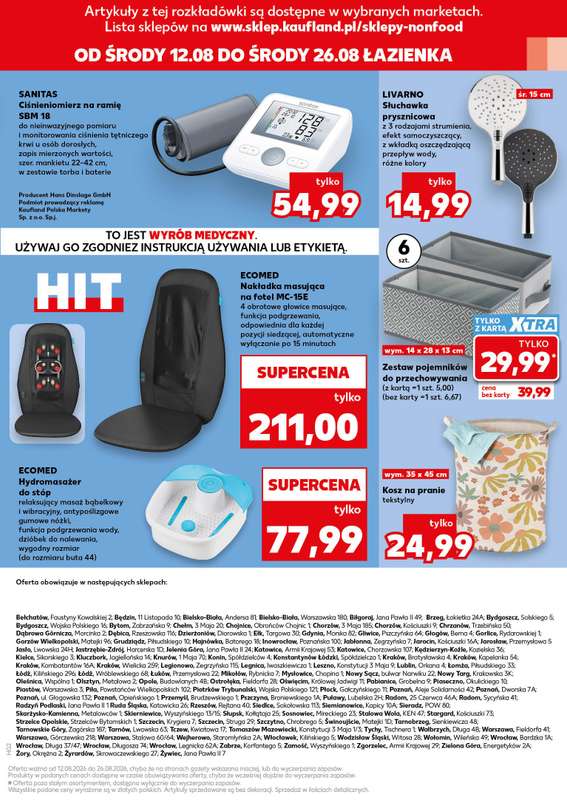 Kaufland - gazetka promocyjna Oferta Kaufland - Non Food od środy 12.08 do środy 19.08 - strona 15