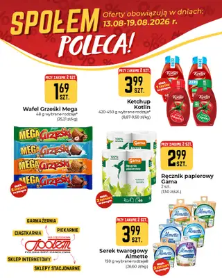 Społem Częstochowa - gazetka promocyjna Plakaty promocyjne od czwartku 13.08 do środy 19.08 - strona 3