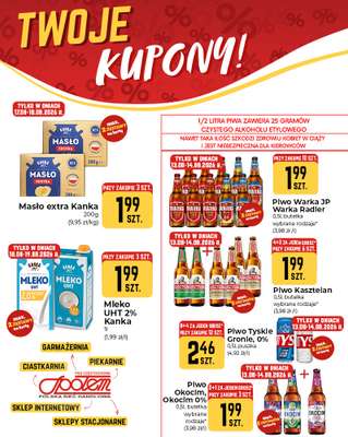 Społem Częstochowa - gazetka promocyjna Plakaty promocyjne od czwartku 13.08 do środy 19.08