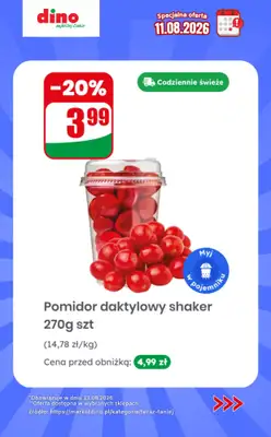 Dino - gazetka promocyjna Specjalna oferta na 11.08.2026 - promocje spoza gazetki od wtorku 11.08 do wtorku 11.08 - strona 5
